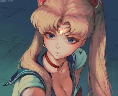 Usagi from Sailor Moon in School Uniform - free wallpaper 3500×2865