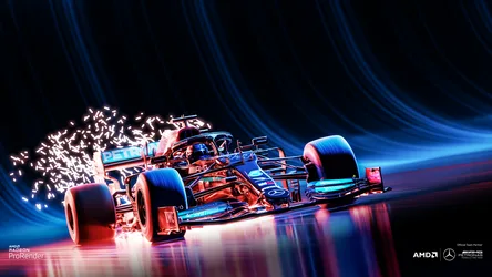 Mercedes F1 Racing Through Neon Lights - free cars & vehicles wallpaper 3840×2160
