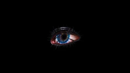 Piercing Gaze in the Darkness - free wallpaper 3840×2160