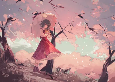 Cherry Blossom Spring in Pink - free anime wallpaper 2982×2108