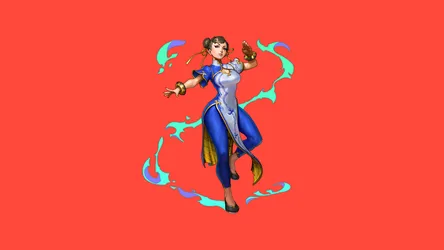Chun-Li of Street Fighter in Blue Cheongsam - Free 5K Gaming Wallpaper ...