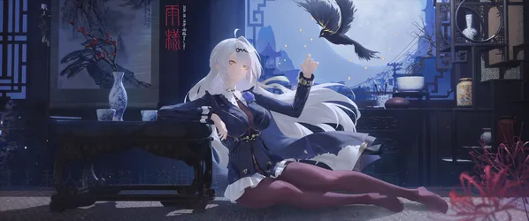 Yi Xuan of Zenless Zone Zero in Moonlit Elegance - free wallpaper 2870×1200