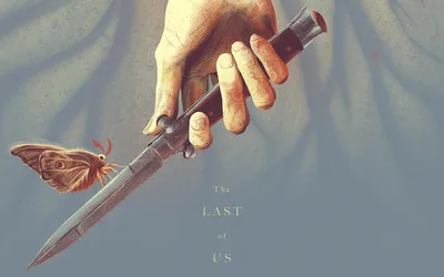 Ellie Williams Holding Knife with Moth - free movies & tv wallpaper 2560×1600