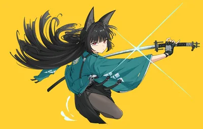 Miyabi of Zenless Zone Zero With Katana in Action - free anime wallpaper 2886×1838