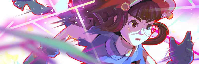 Zoe Running Through Neon Worlds in Haste - free gaming wallpaper 3840×1240