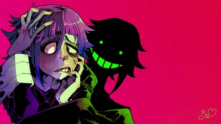 Crona from Soul Eater Digital Portrait - free anime wallpaper 1920×1080