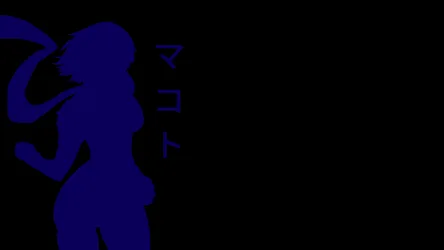 Makoto Niijima of Persona 5 in Blue Silhouette - free anime wallpaper 3840×2160