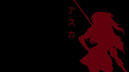 Asuka Langley Soryu from Neon Genesis Evangelion in Red - free anime wallpaper 3840×2160
