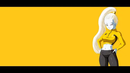 Vados of Dragon Ball Super in Yellow Crop Top - free wallpaper 4480×2520
