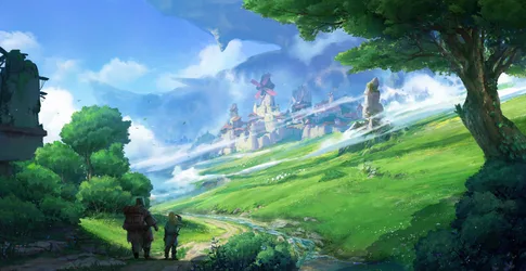 Journey Through the Fantasy Valley - free fantasy wallpaper 4851×2500