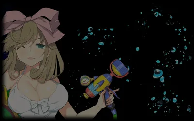 Haruka from Senran Kagura Peach Beach Splash with Water Gun - free anime wallpaper 1920×1200