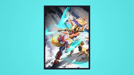 Zero from Mega Man X Dual Wielding Energy Blades - free wallpaper 4480×2520