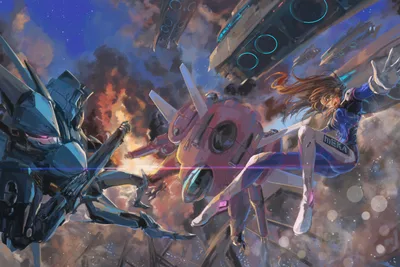 D.Va in Space Combat Battle - free wallpaper 3840×2560