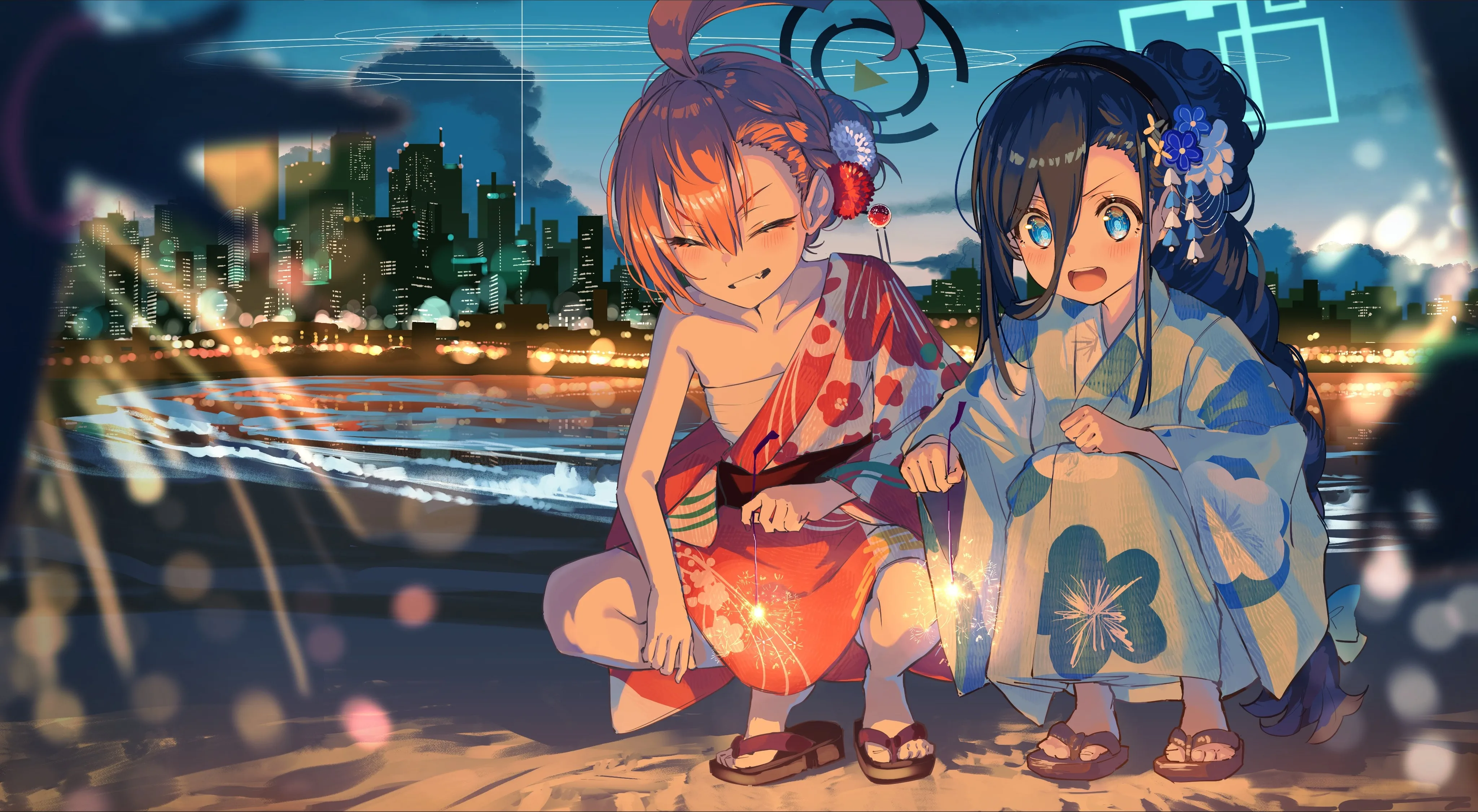Yukata Dreams Under City Lights
