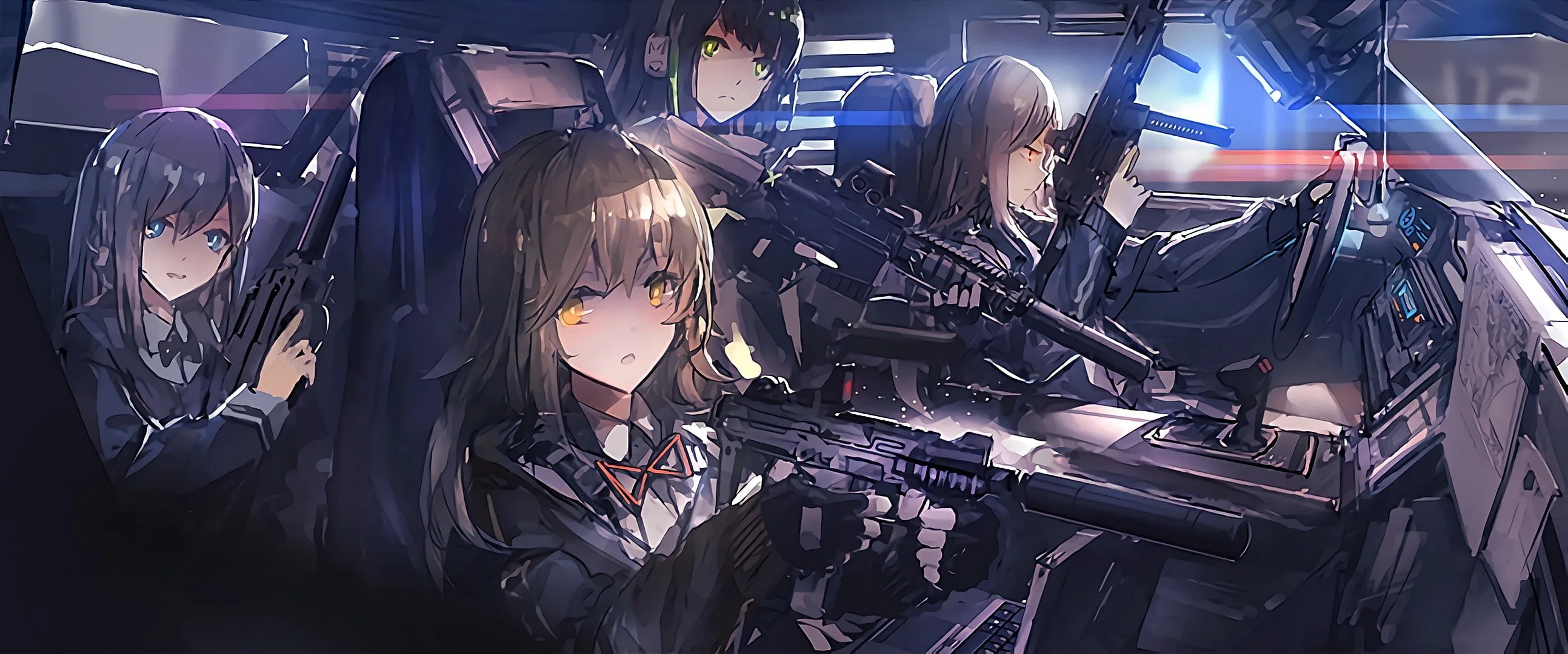 Armed Anime Rebels in Industrial Chaos