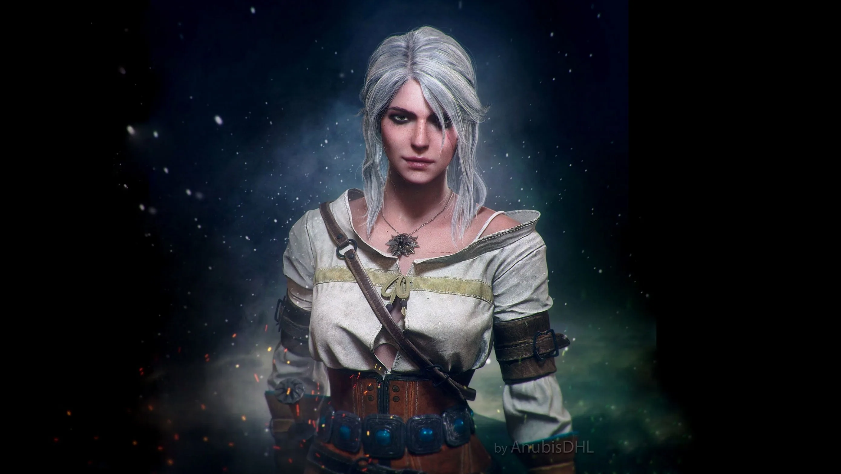 Ciri: Ashen Witcher of the Wild Hunt