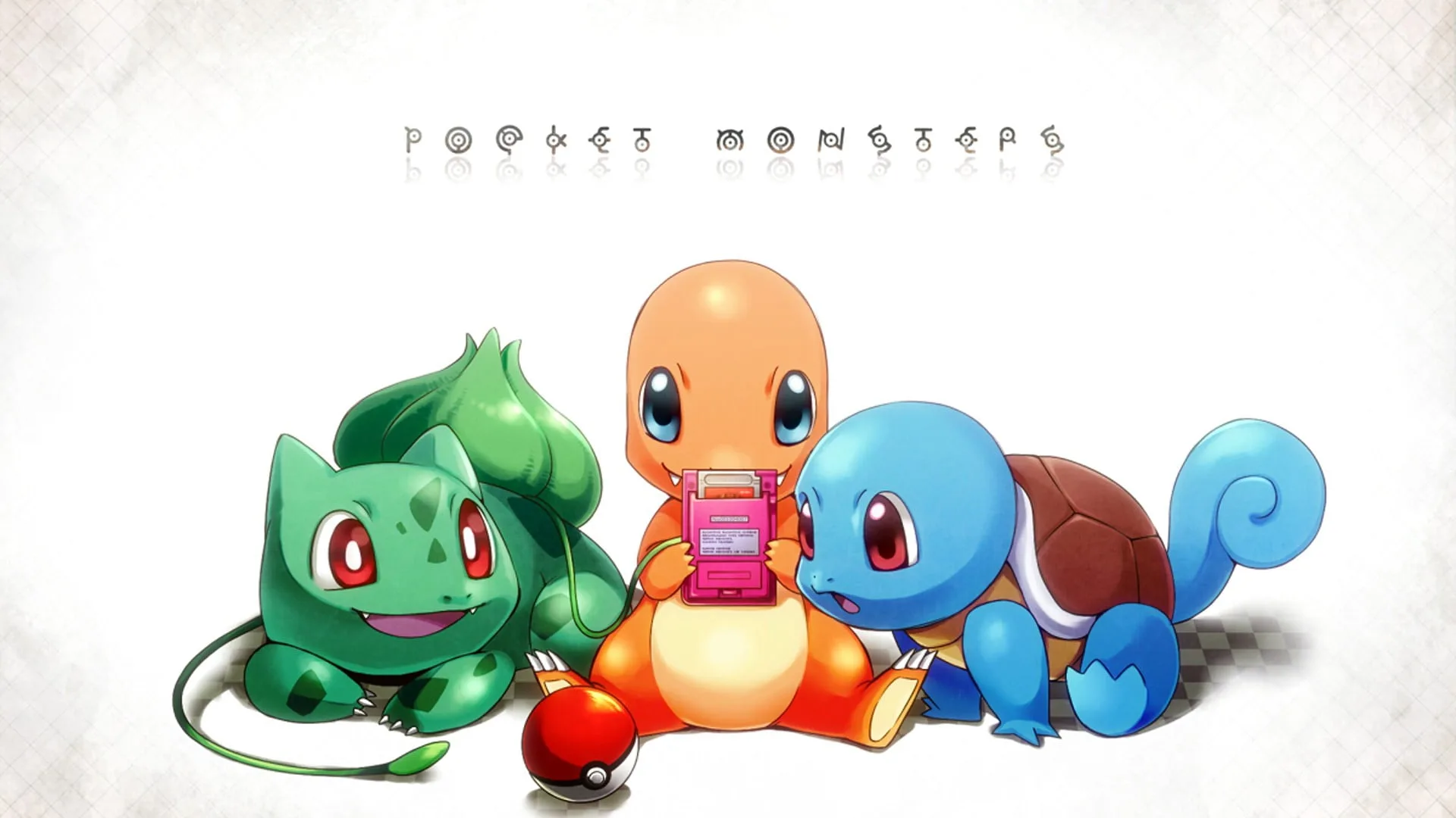 Classic Pokémon Trio: Squirtle, Bulbasaur & Charmander