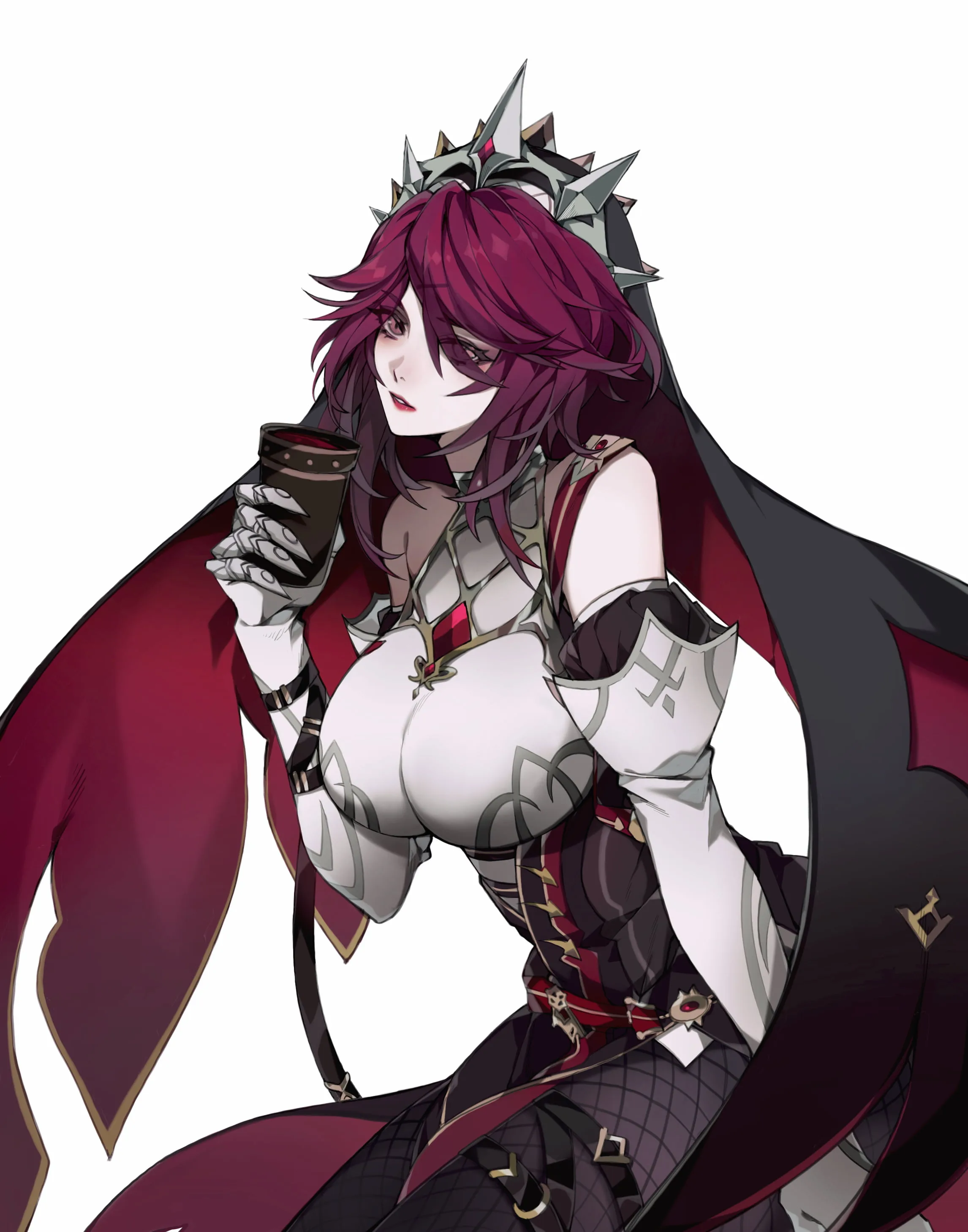 Rosaria's Crimson Elegance