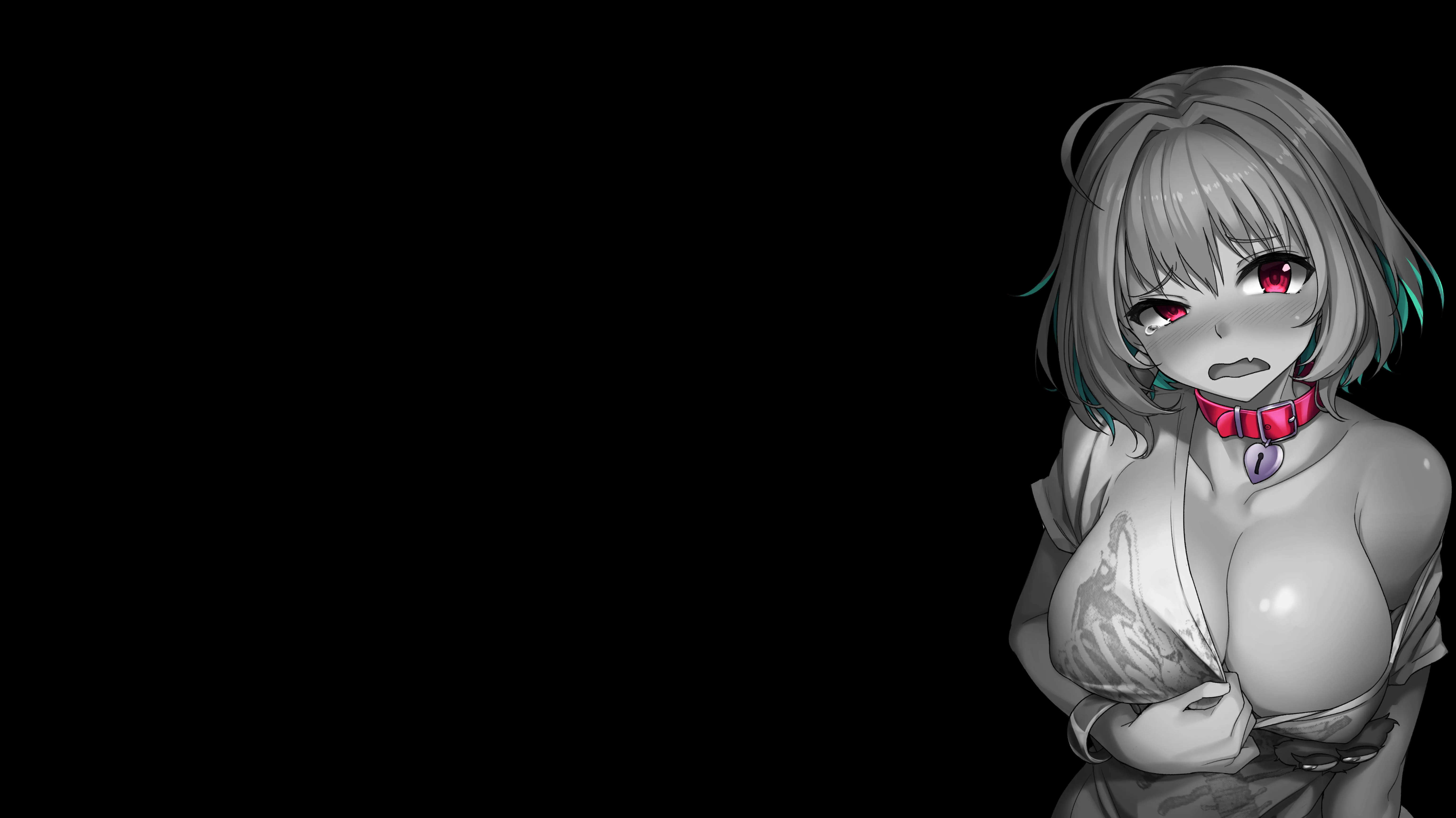 Monochrome Dreams: Anime Girls in Color