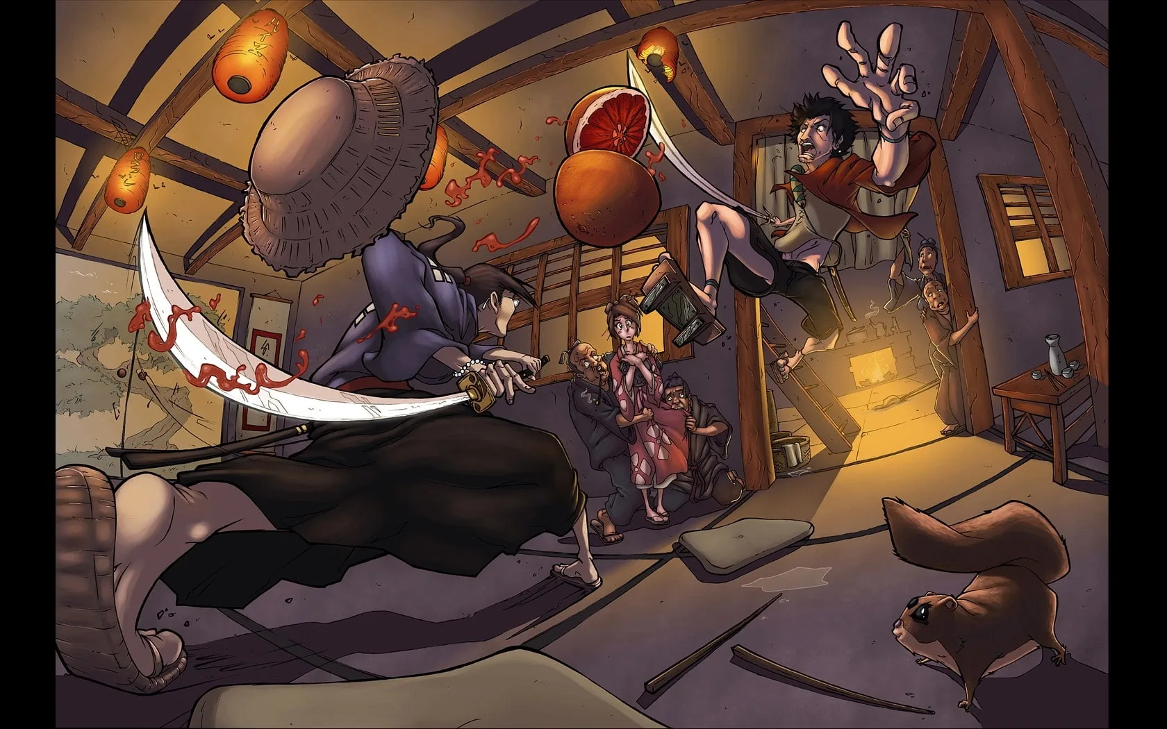 Samurai Champloo: Mugen and Jin's Epic Clash