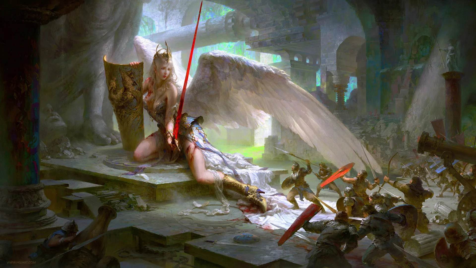 Celestial Warriors: Medieval Angel Soldiers